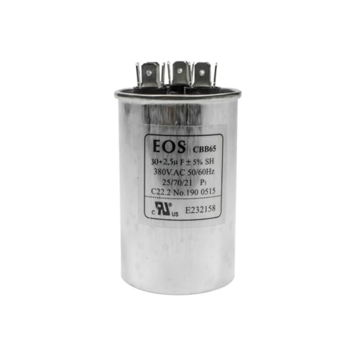 CAPACITOR DUPLO 30+2,5 MFD 440V EOS –